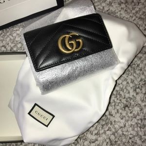 Black GUCCI wallet